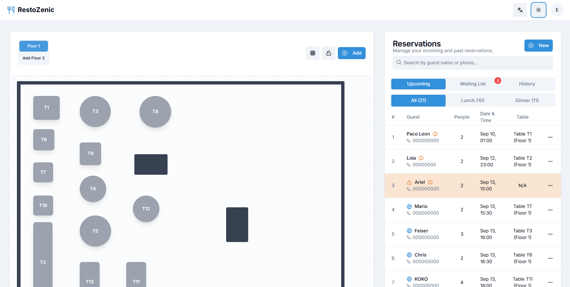 Imagen del proyecto RestoZenic - App de Gestión